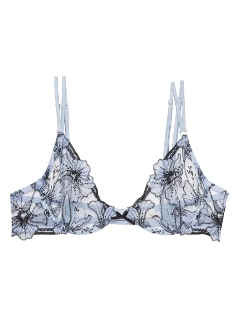 Fleur Du Mal Harper Embroidery demi bra 