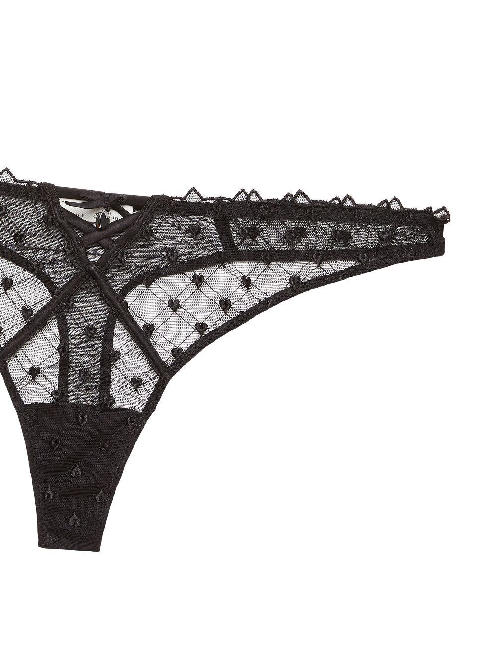 Fleur Du Mal Love Lock thong - Zwart