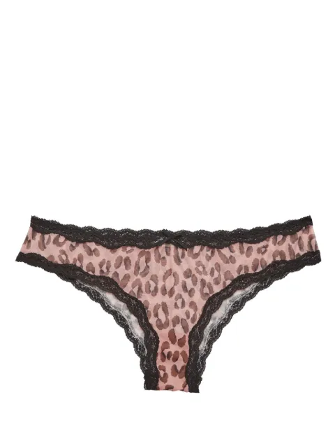 Fleur Du Mal brasier traslúcido con estampado de leopardo