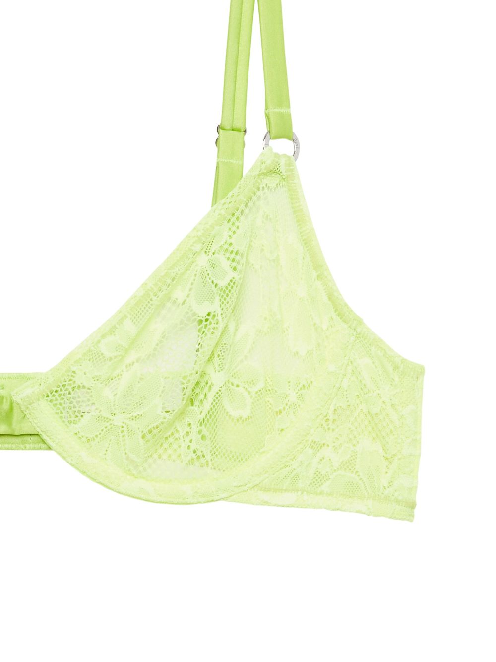 Fleur Du Mal Le Stretch Lace demi bra - Green