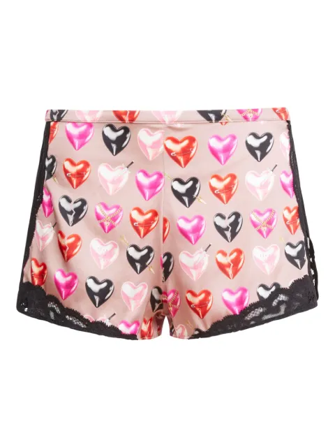 Fleur Du Mal Charlotte lace tap shorts 