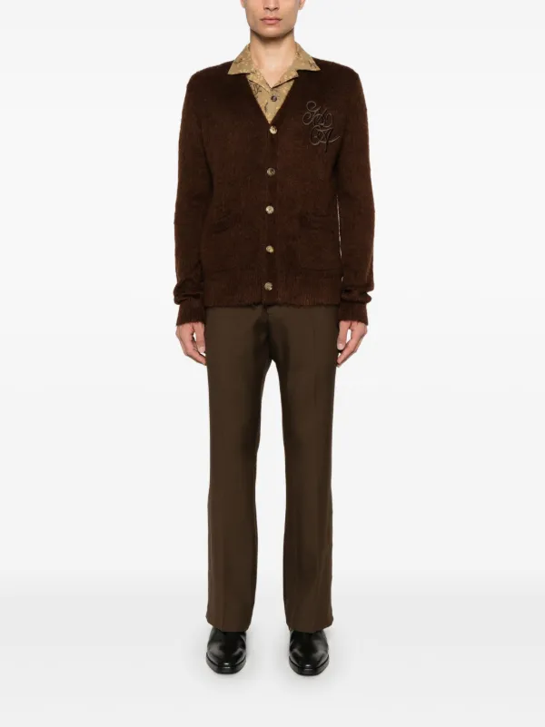 AMIRI MA Swirl カーディガン | ブラウン | FARFETCH JP