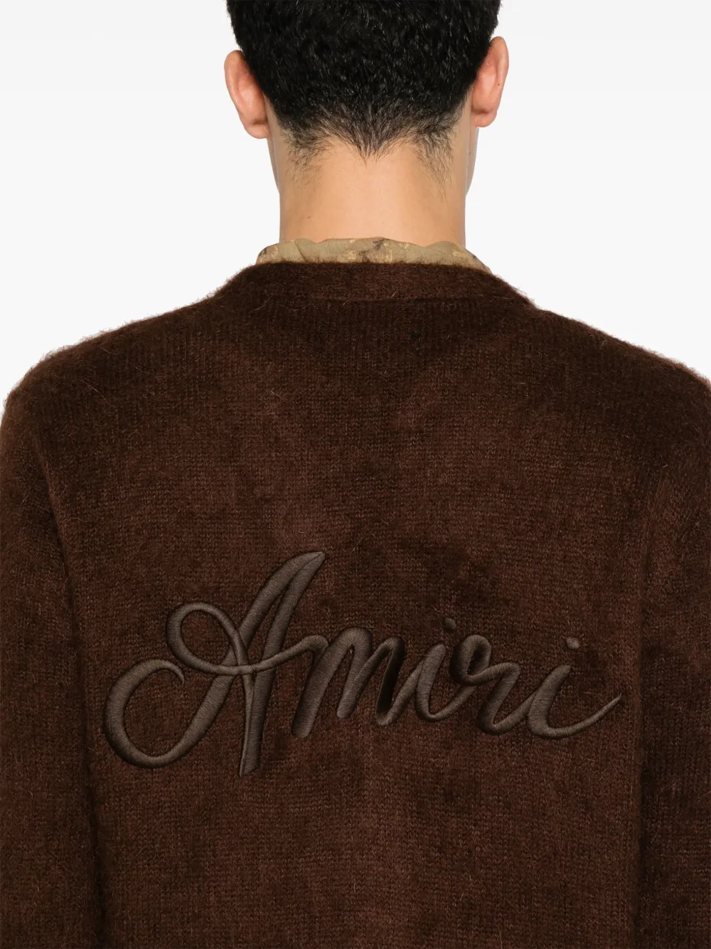 AMIRI MA Swirl vest Bruin
