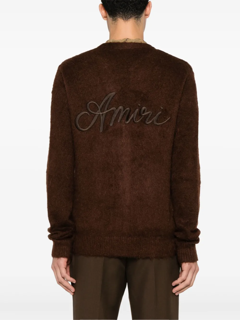 AMIRI MA Swirl vest Bruin