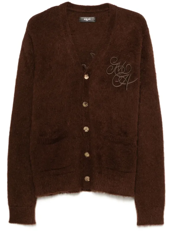 AMIRI MA Swirl カーディガン | ブラウン | FARFETCH JP