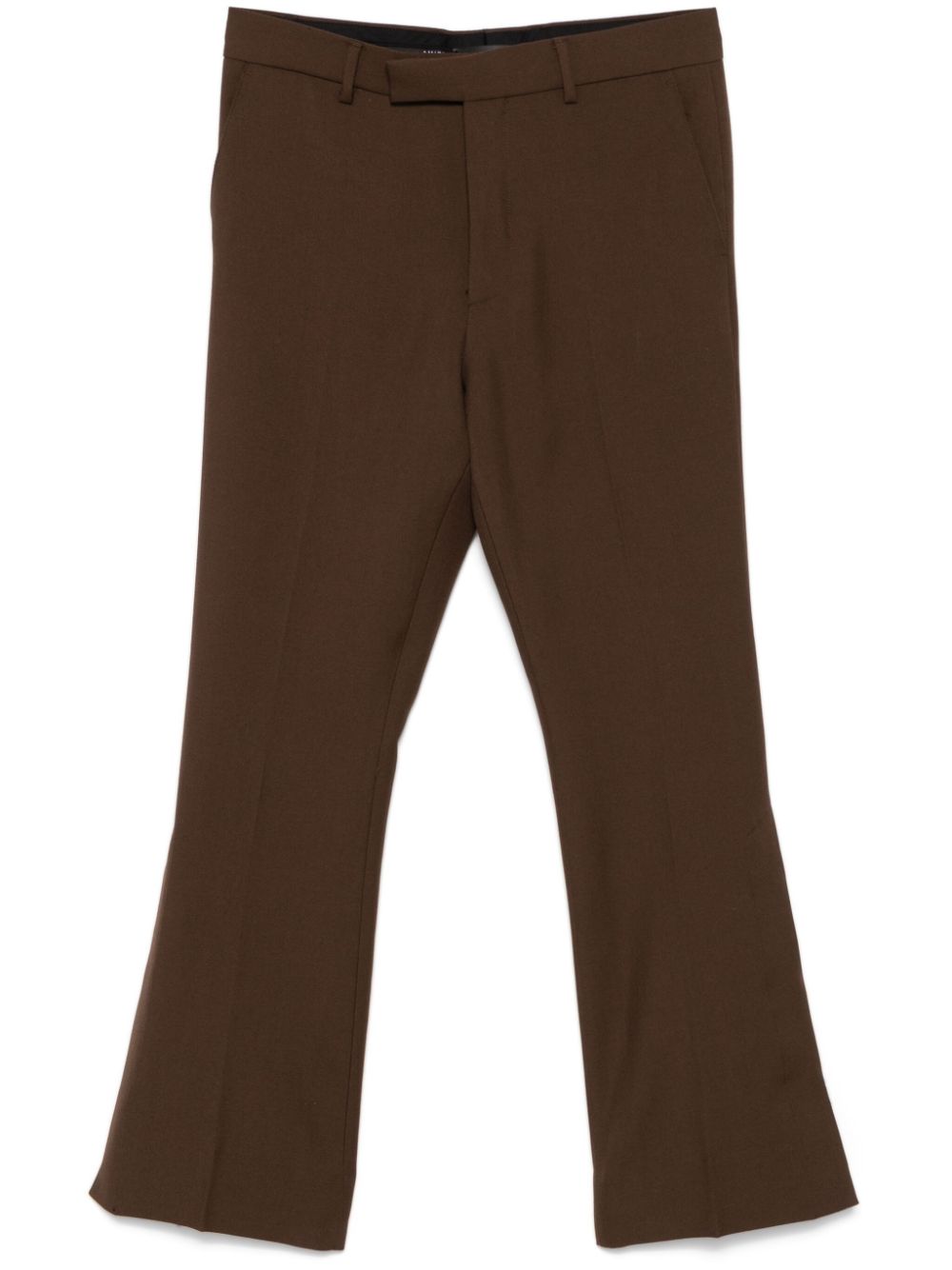 tailored flared trousers