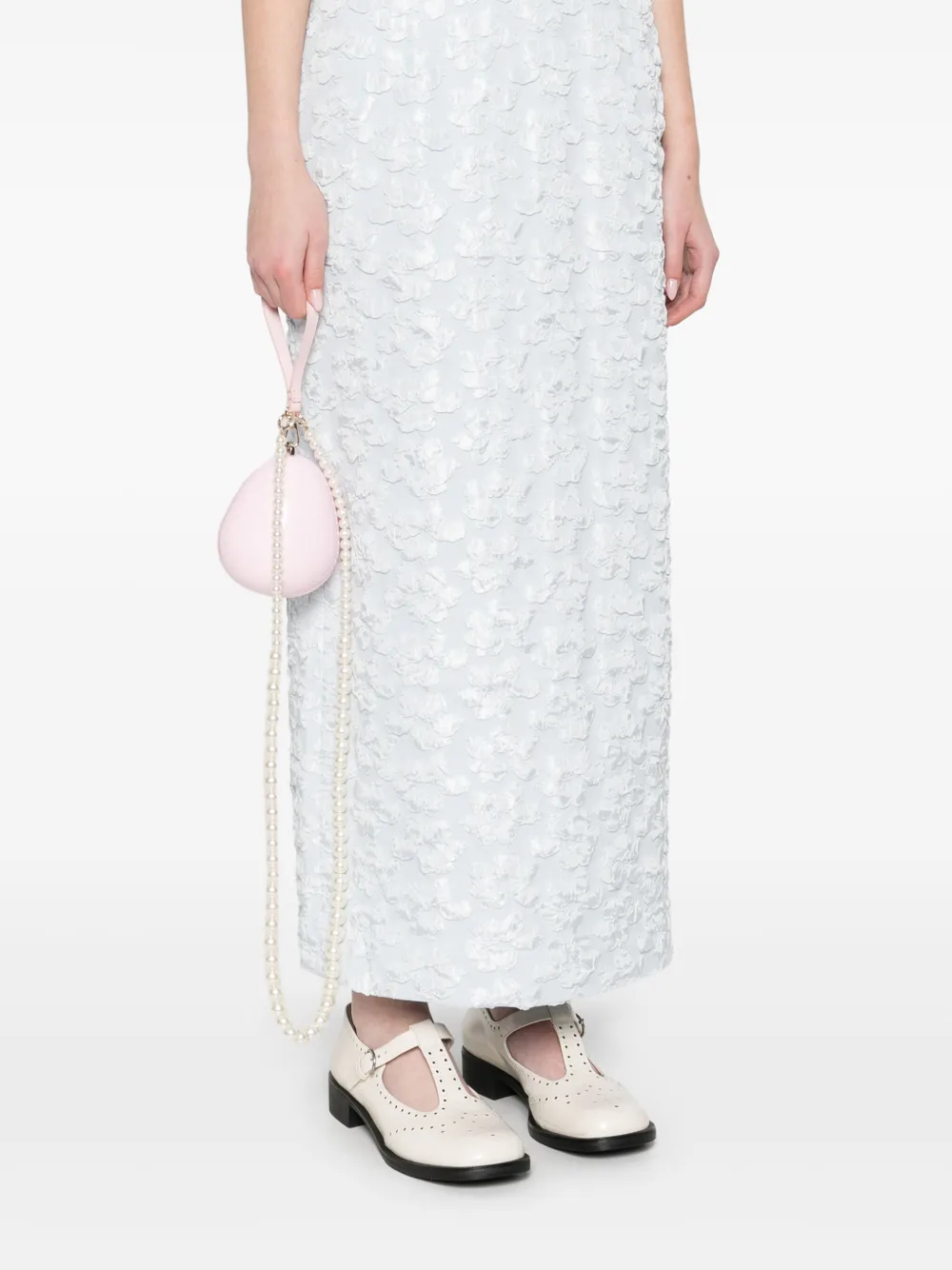 Simone Rocha Pearl Egg kleine crossbodytas - Roze