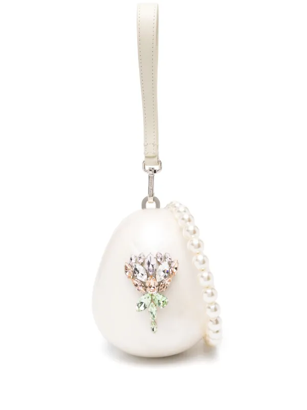 Simone Rocha Pearl Egg クラッチバッグ マイクロ | ニュートラル
