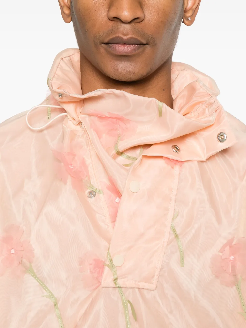 Simone Rocha Gelaagd cargo jack met klep Roze