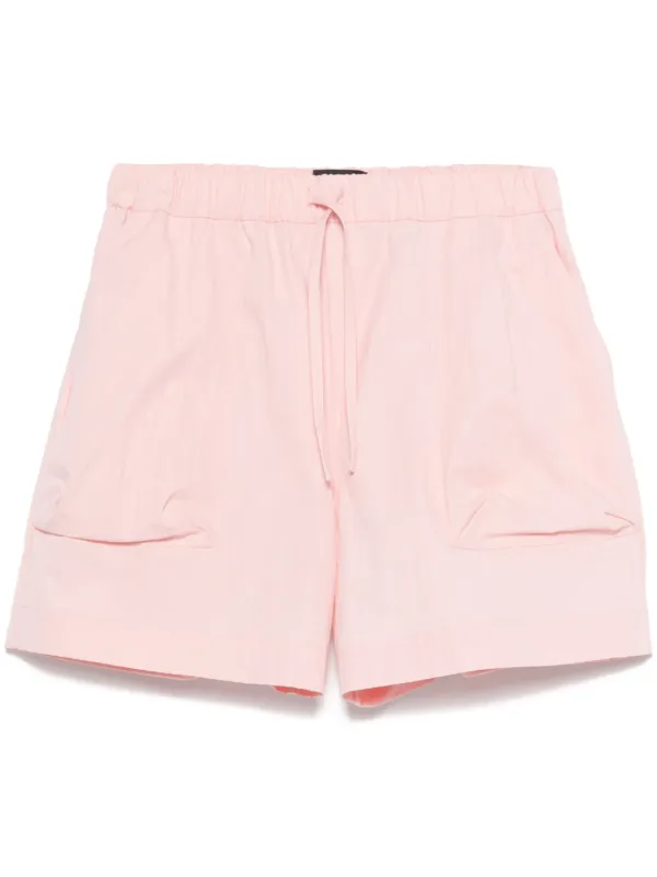 Simone rochaショートパンツ Red Cargo Pocket Flare Shorts by Simone Rocha on Sale