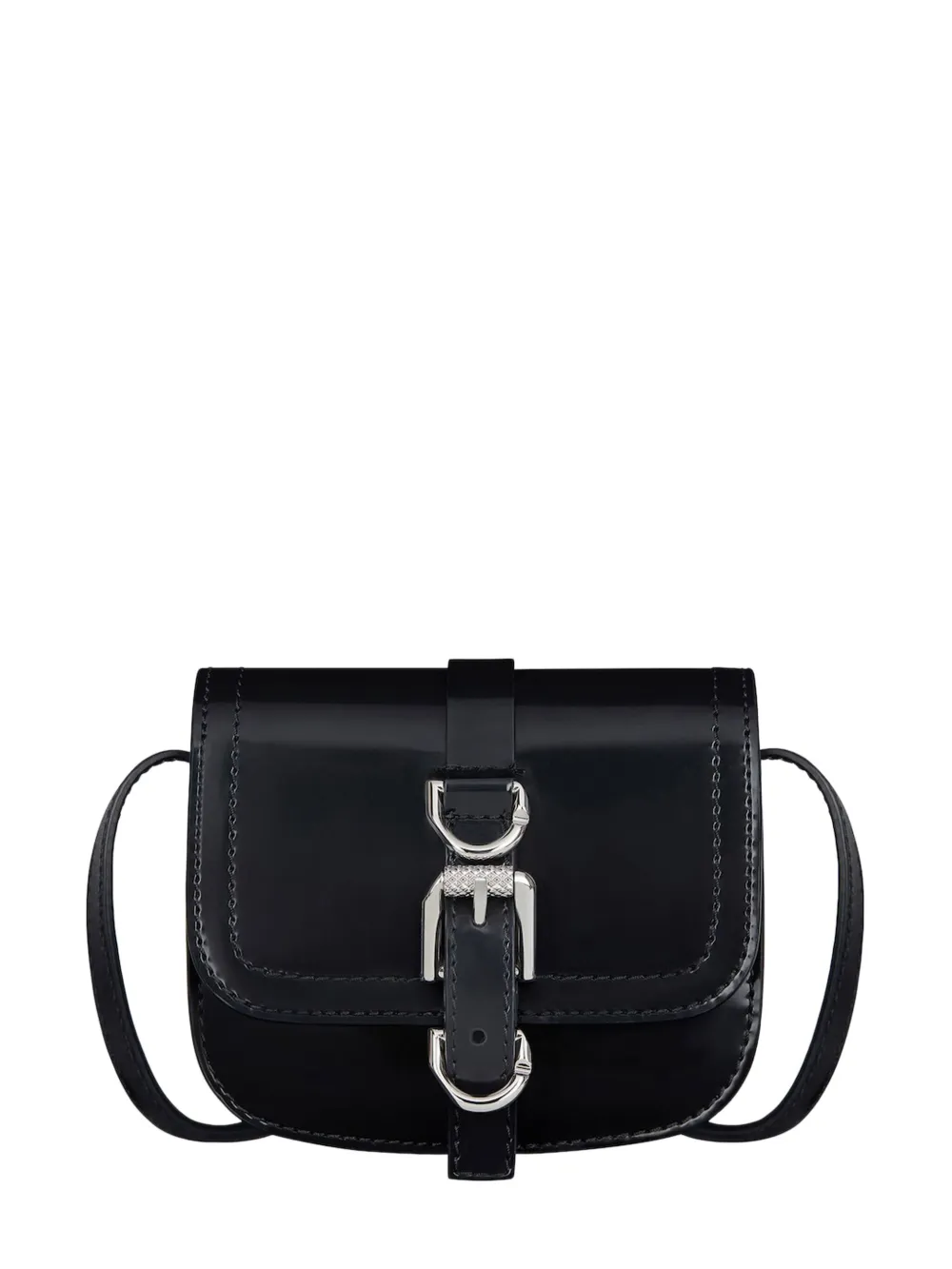 Givenchy Voyou Neck Crossbody bag in shiny leather - ブラック Givenchy Voyou Neck Crossbody bag in shiny leather - ブラック