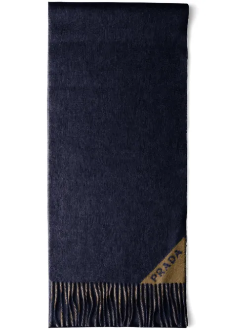 Prada écharpe en cachemire - Bleu - Prada - Modalova