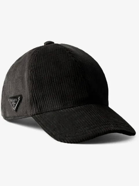 Prada corduroy baseball cap