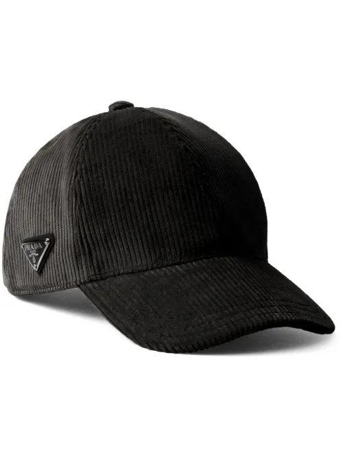 Casquette en velours côtelé - Prada - Modalova
