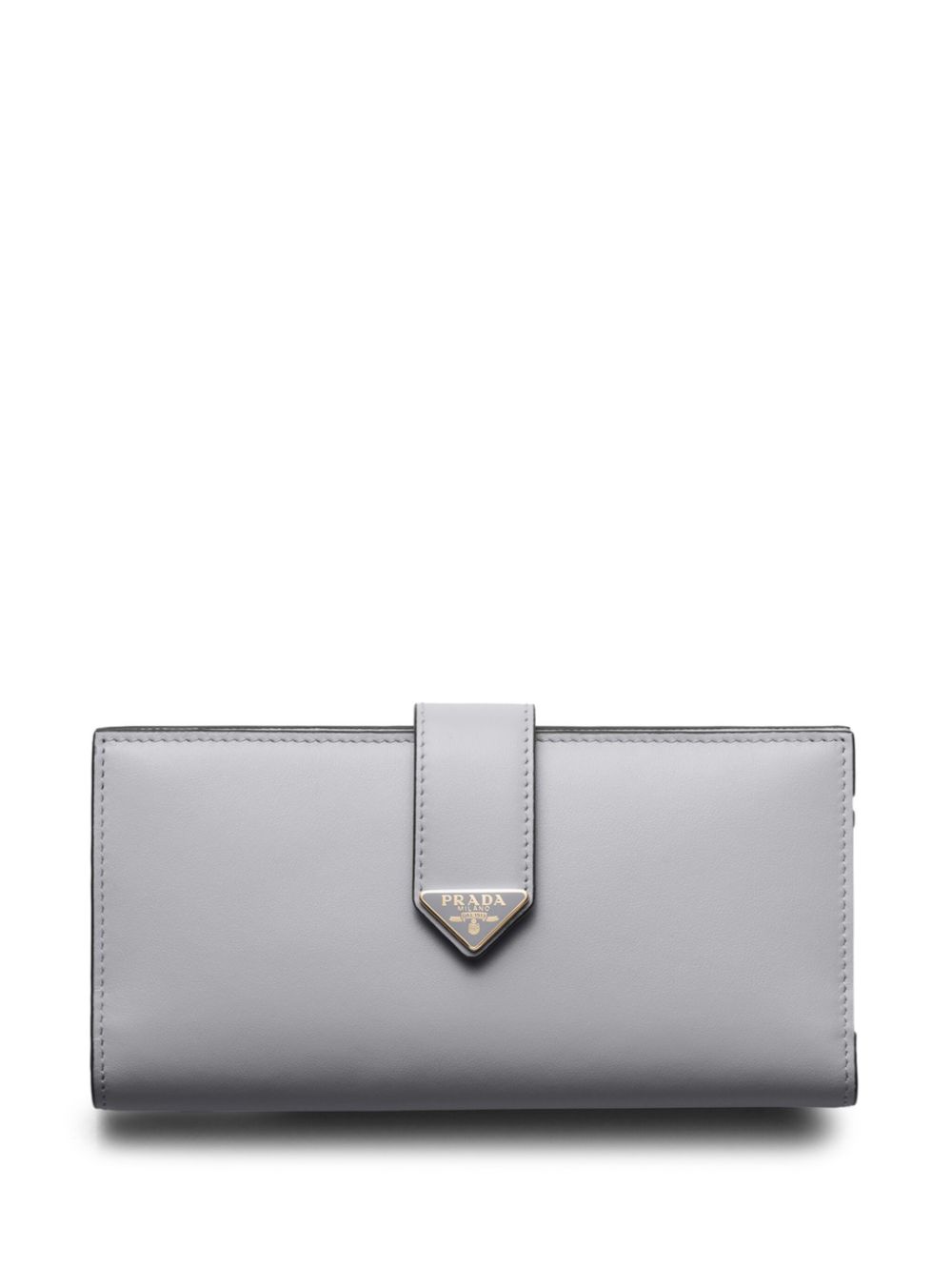 Prada large leather wallet - Grey