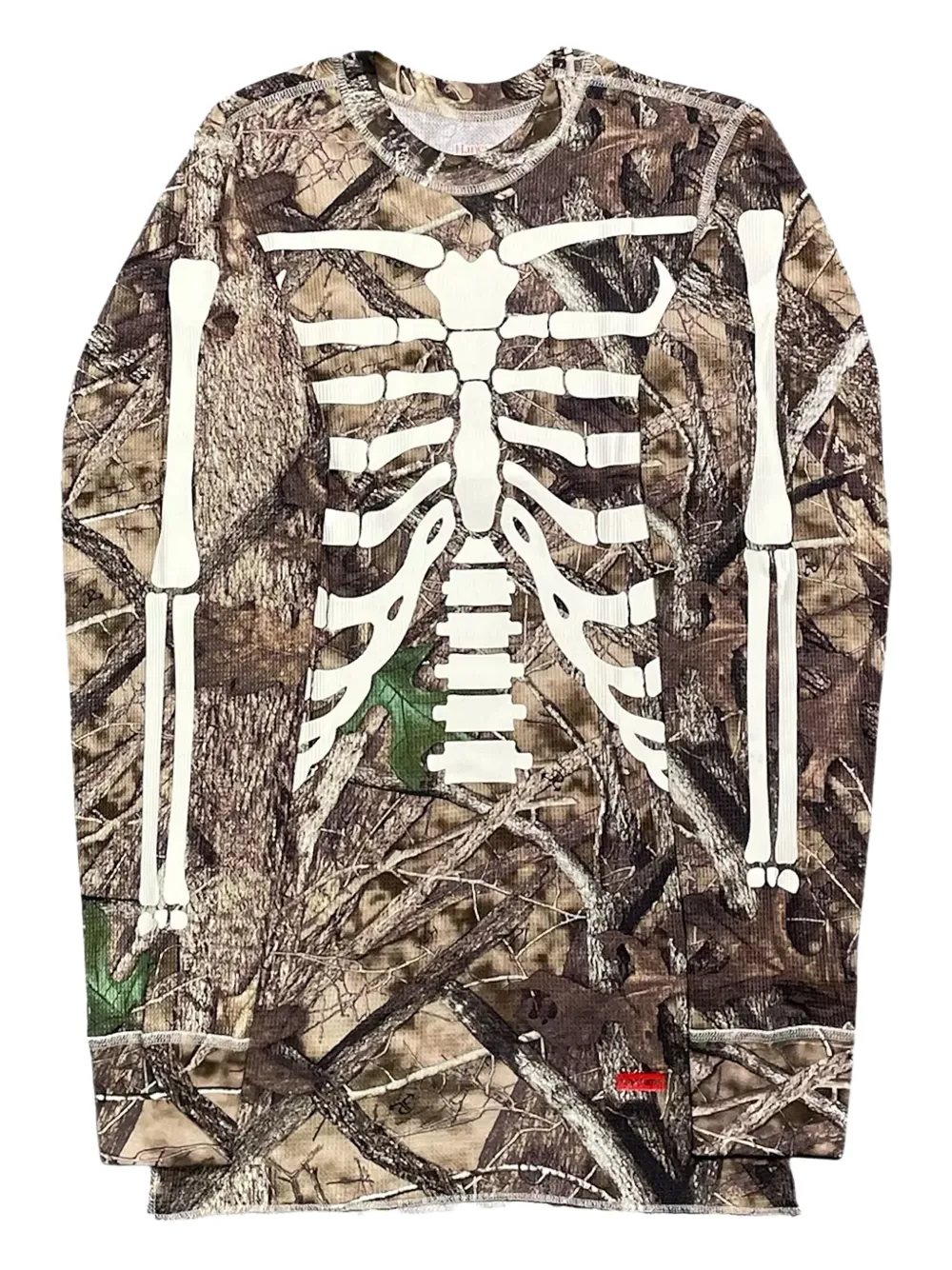Supreme Hanes Bones Thermal top Groen