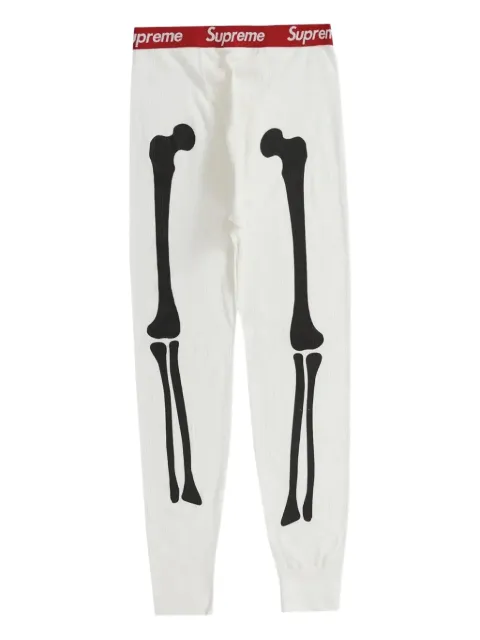 Supreme x Hanes® Bones "FW 24 - White" thermal leggings