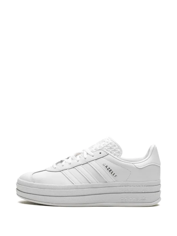 ★adidas★GAZELLE BOLD W SUPPOP/FTWWHT/CWHITE★ adidas Gazelle Bold Shoes - White | Free Shipping with