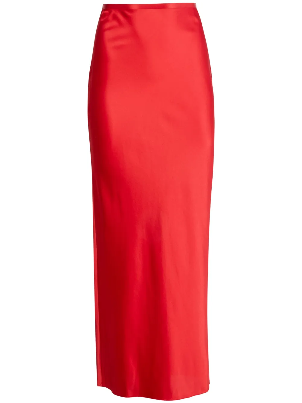 Fleur Du Mal Satijnen maxi-rok Rood