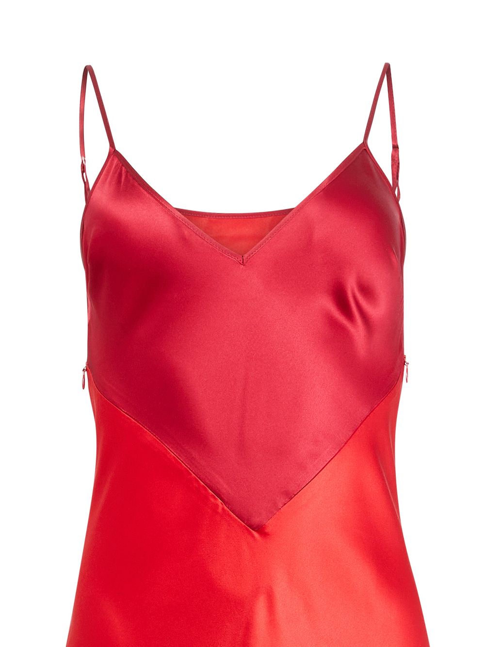 Fleur Du Mal silk slip dress - Red