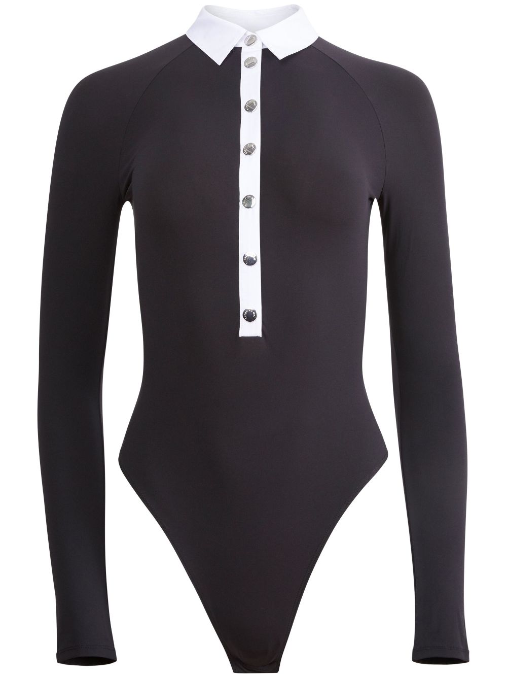 Fleur Du Mal long-sleeved bodysuit - Black