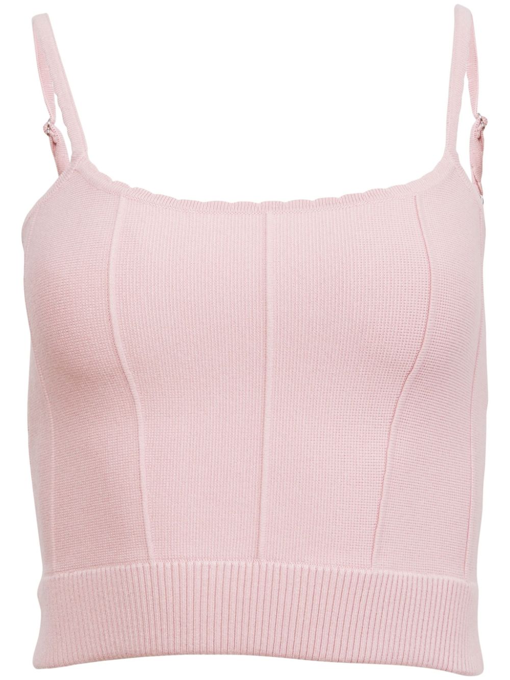 Fleur Du Mal Ribgebreide tanktop Roze