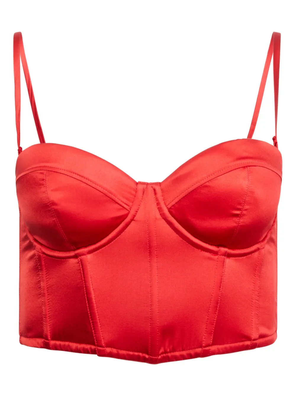 Fleur Du Mal Hamptons korset Rood