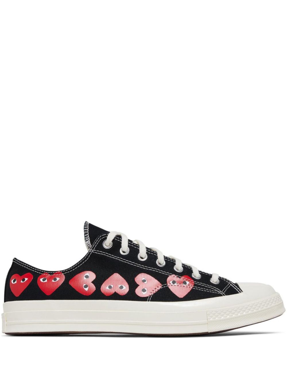 Comme Des Garcons Play x Converse Chuck 70 Sneakers Black FARFETCH