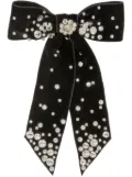 Jennifer Behr Isabelle bow hair clip - Black