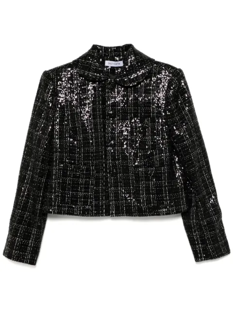 Dice Kayek Cropped tweed jacket