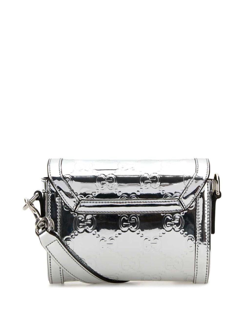 Gucci leather crossbody bag - Zilver