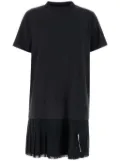 Balenciaga cotton t-shirt dress - Black