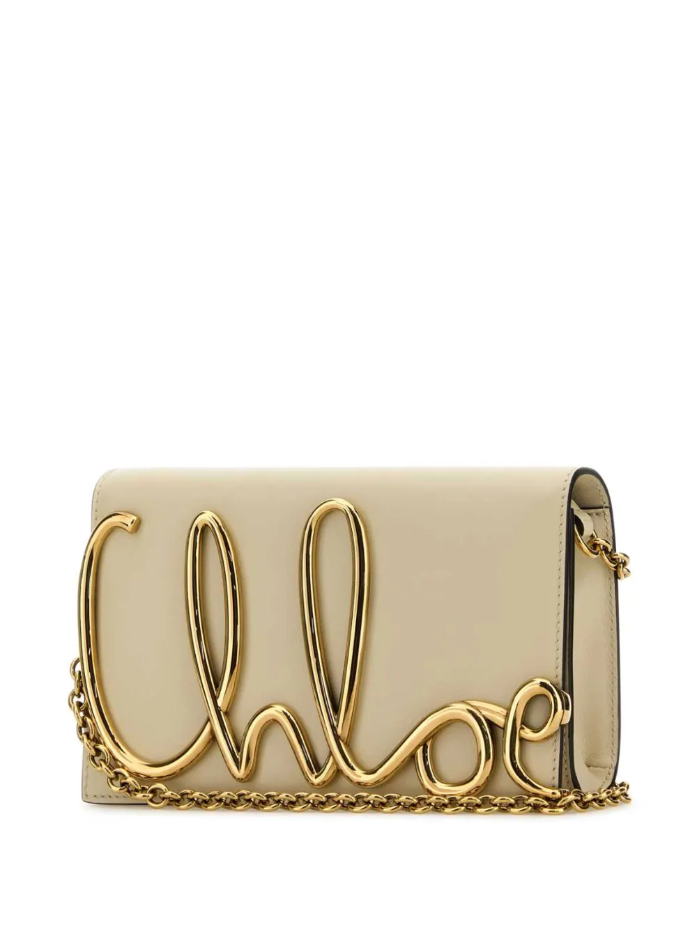 Chloé Iconic clutch Beige