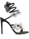 René Caovilla crystal embellishment sandals - Black