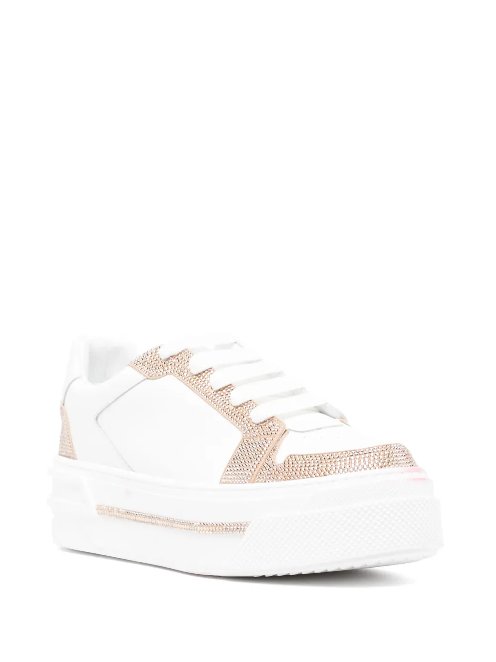 René Caovilla Sneakers met veters - Wit