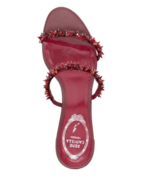 Cleo 100mm metallic-finish sandals