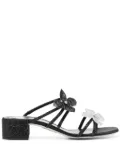 René Caovilla crystal embellishment sandals - Black