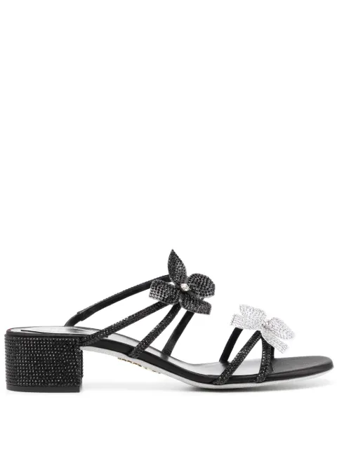 René Caovilla crystal embellishment sandals