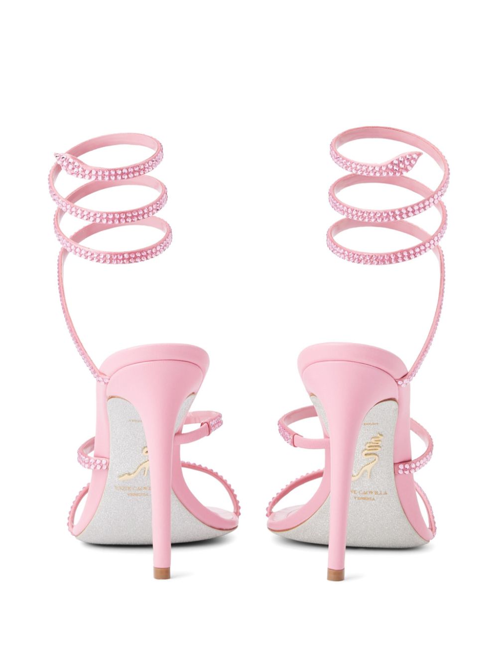 René Caovilla 105mm Cleo sandals Pink