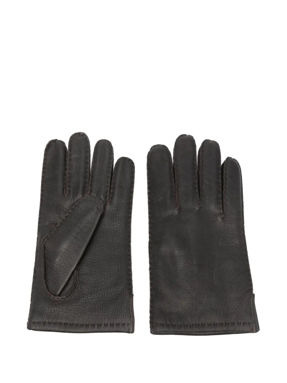 Orciani Handschuhe aus Leder | Braun | Image 1