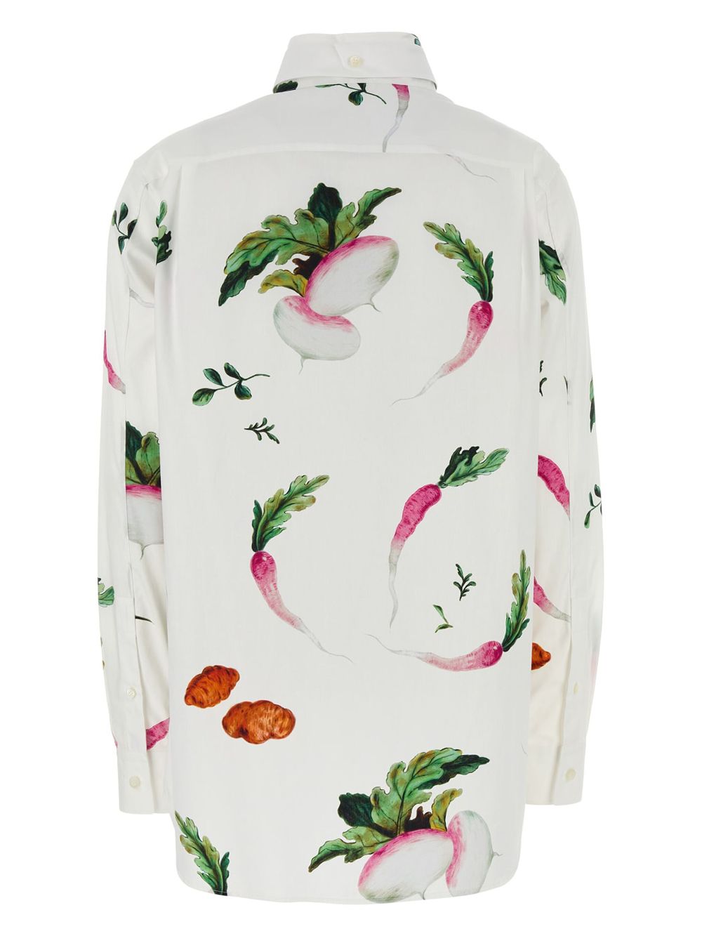 LOEWE Blouse met grafische print - Wit