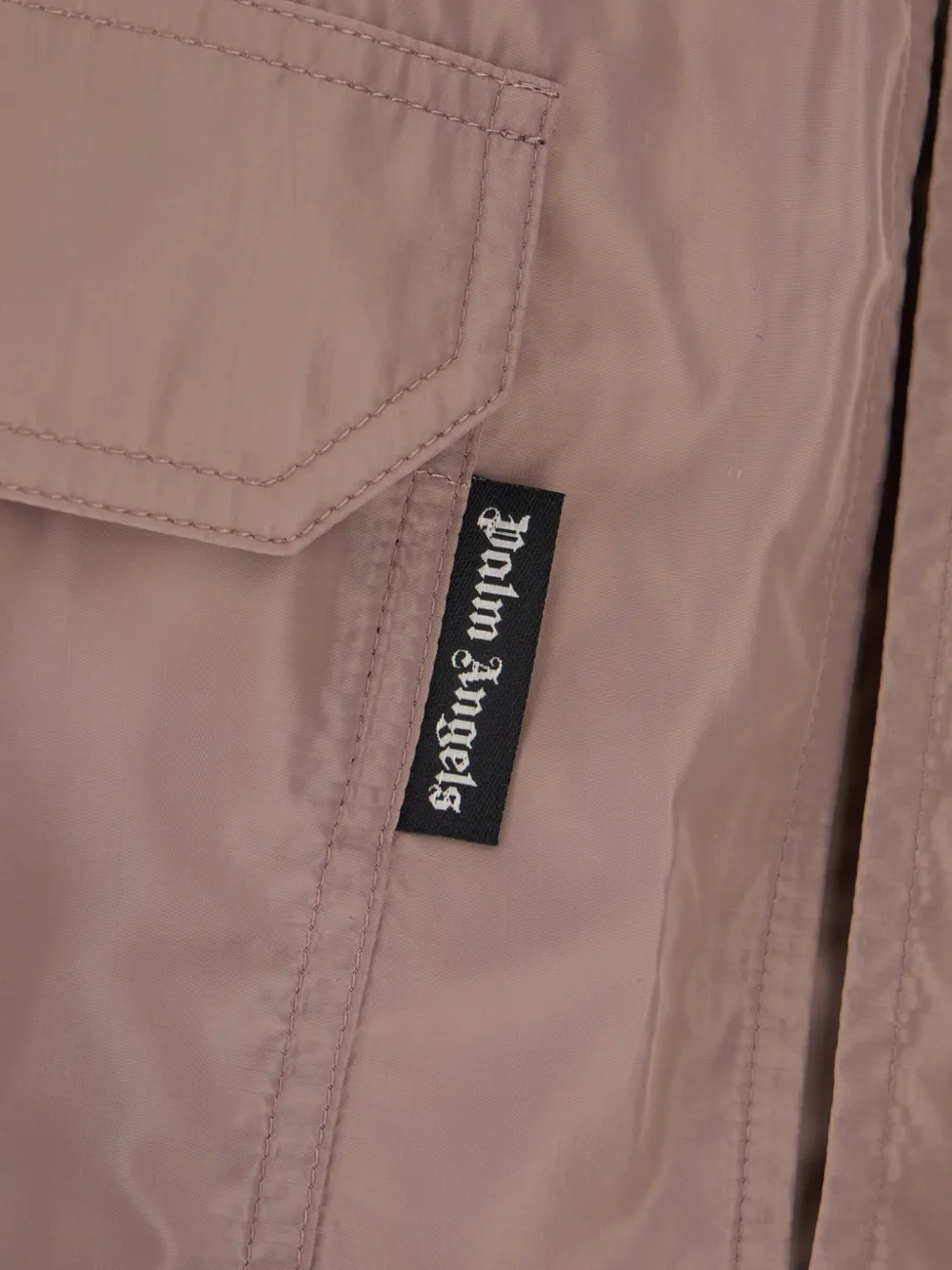 Palm Angels Zwembroek met geborduurd logo Roze