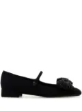 Valentino Garavani Bowjane ballerina shoes - Black