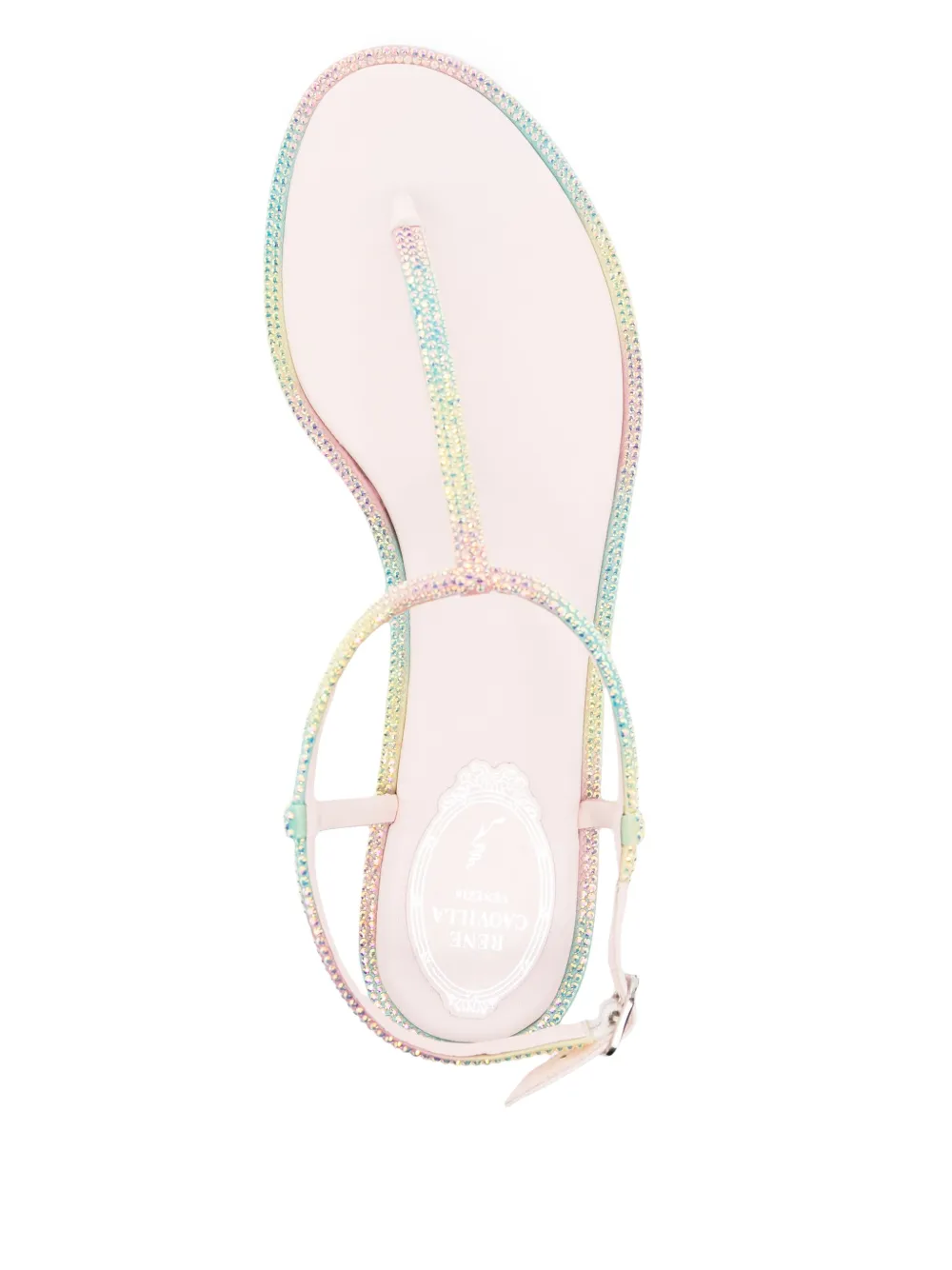 René Caovilla T-bar sandals Pink