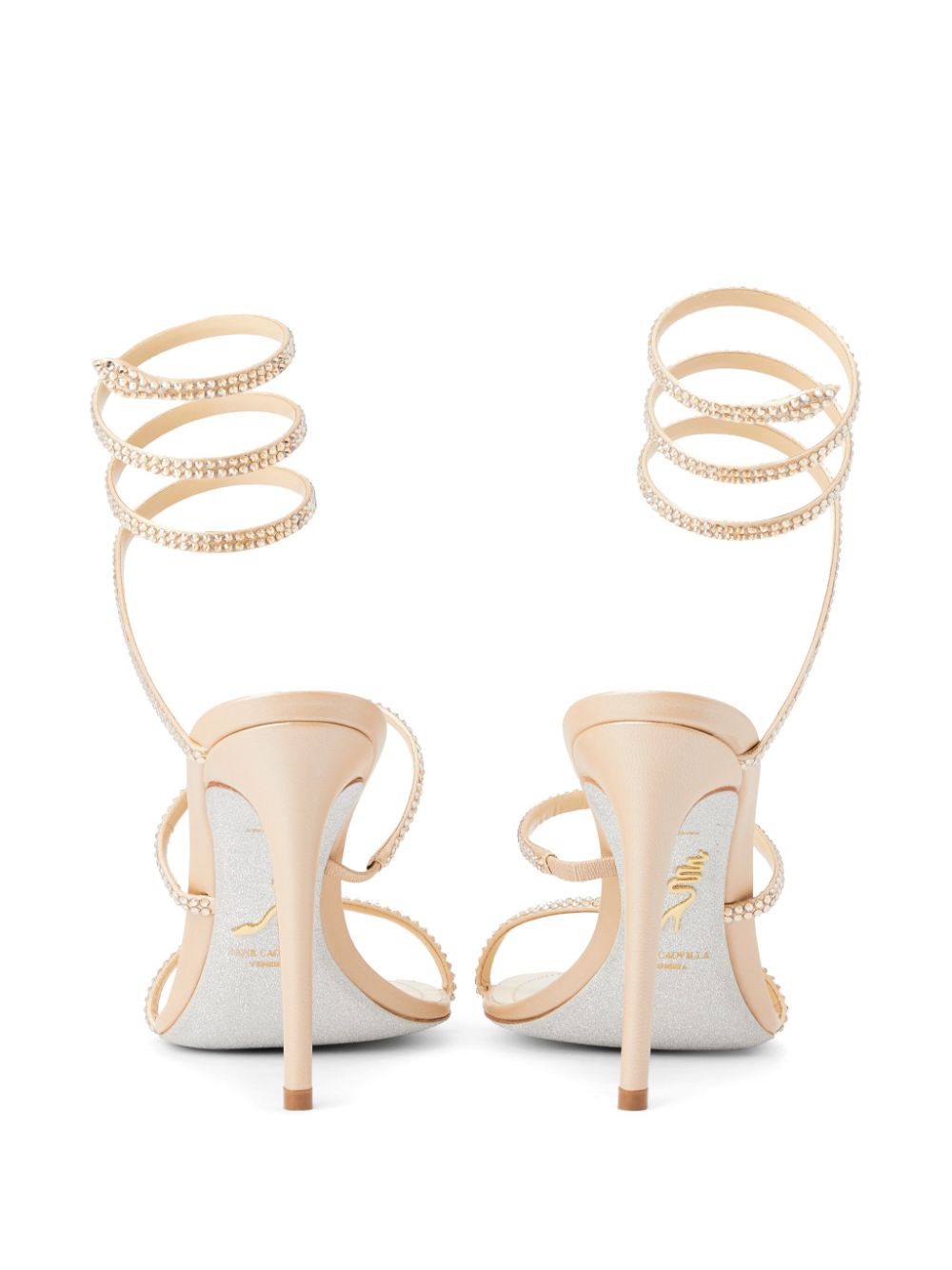 René Caovilla 105mm Cleo sandals Pink