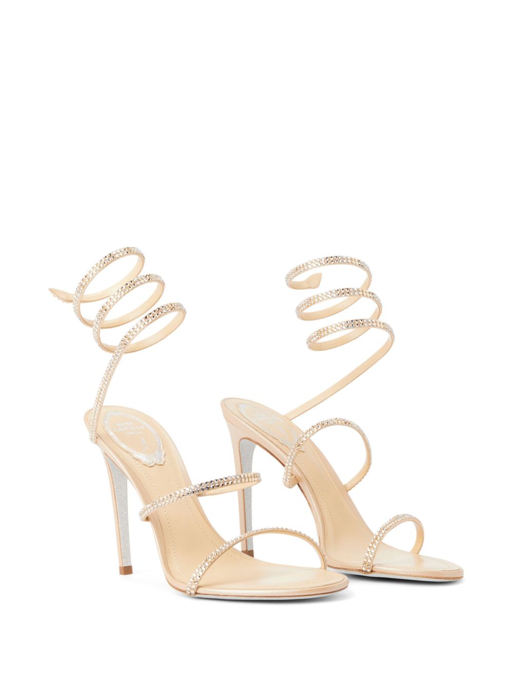 René Caovilla 105mm Cleo sandals Pink