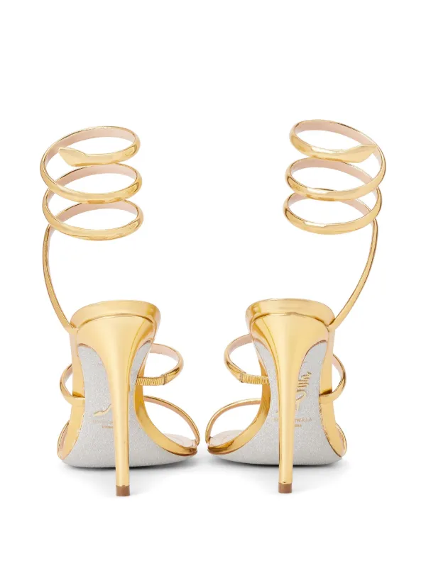 René Caovilla Cleo Sandals | Gold | FARFETCH