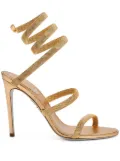 René Caovilla 105mm Juniper sandals - Gold