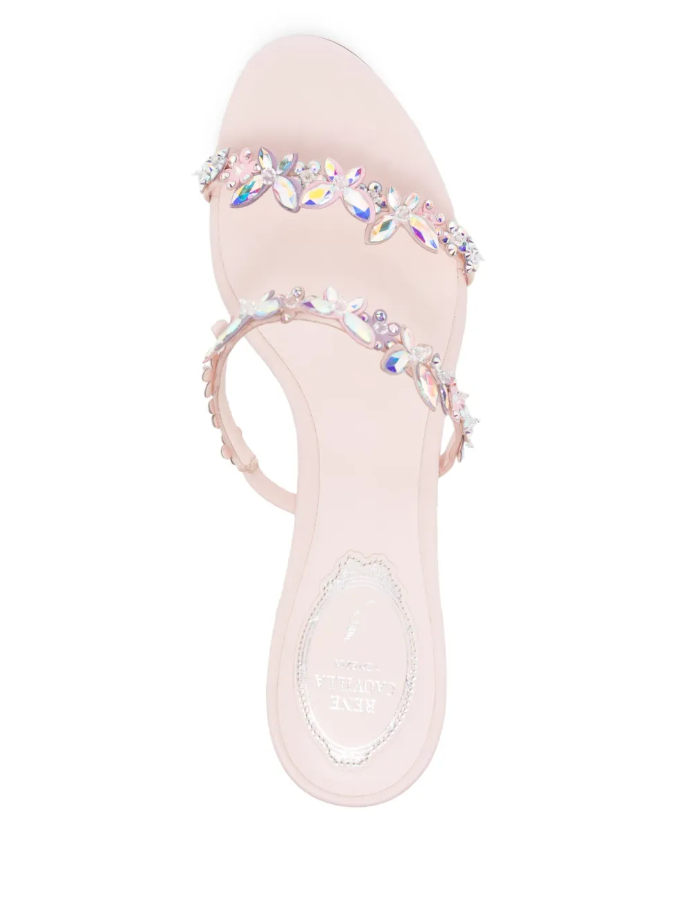 René Caovilla crystal embellishment sandals V882