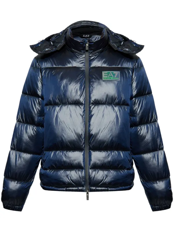 『EMPORIO ARMANI 』ロゴ パッチ ドローストリング フーディ undefined